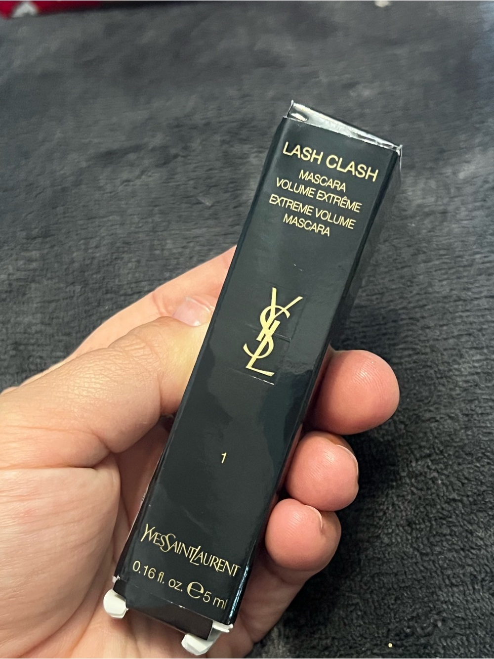 Yves Saint Laurent Lash Clash Mascara — Black & Gold Packaging 0.16fl. Oz